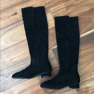 Stuart Weitzman Mainstay suede stretch knee boot